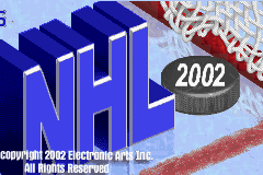 NHL 2002 Title Screen
